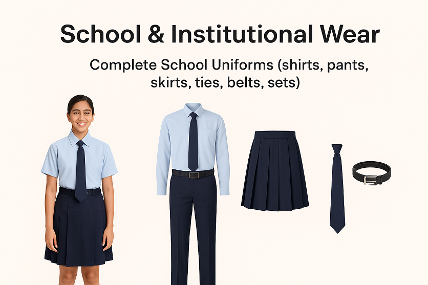 School & Institutional Wear manufacture in ranchi jharkhand